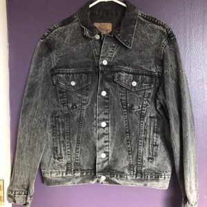Vintage Black Denim Jacket